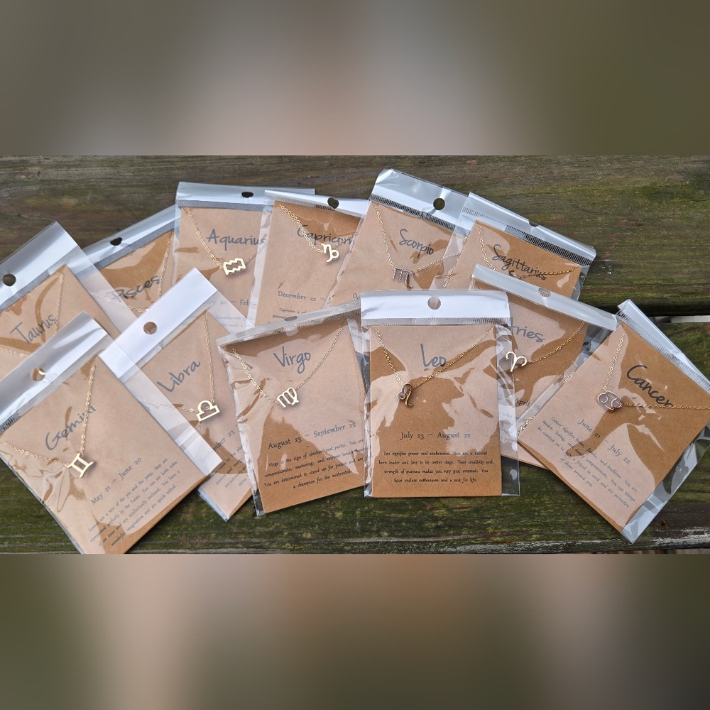 Zodiac Pendant Necklace